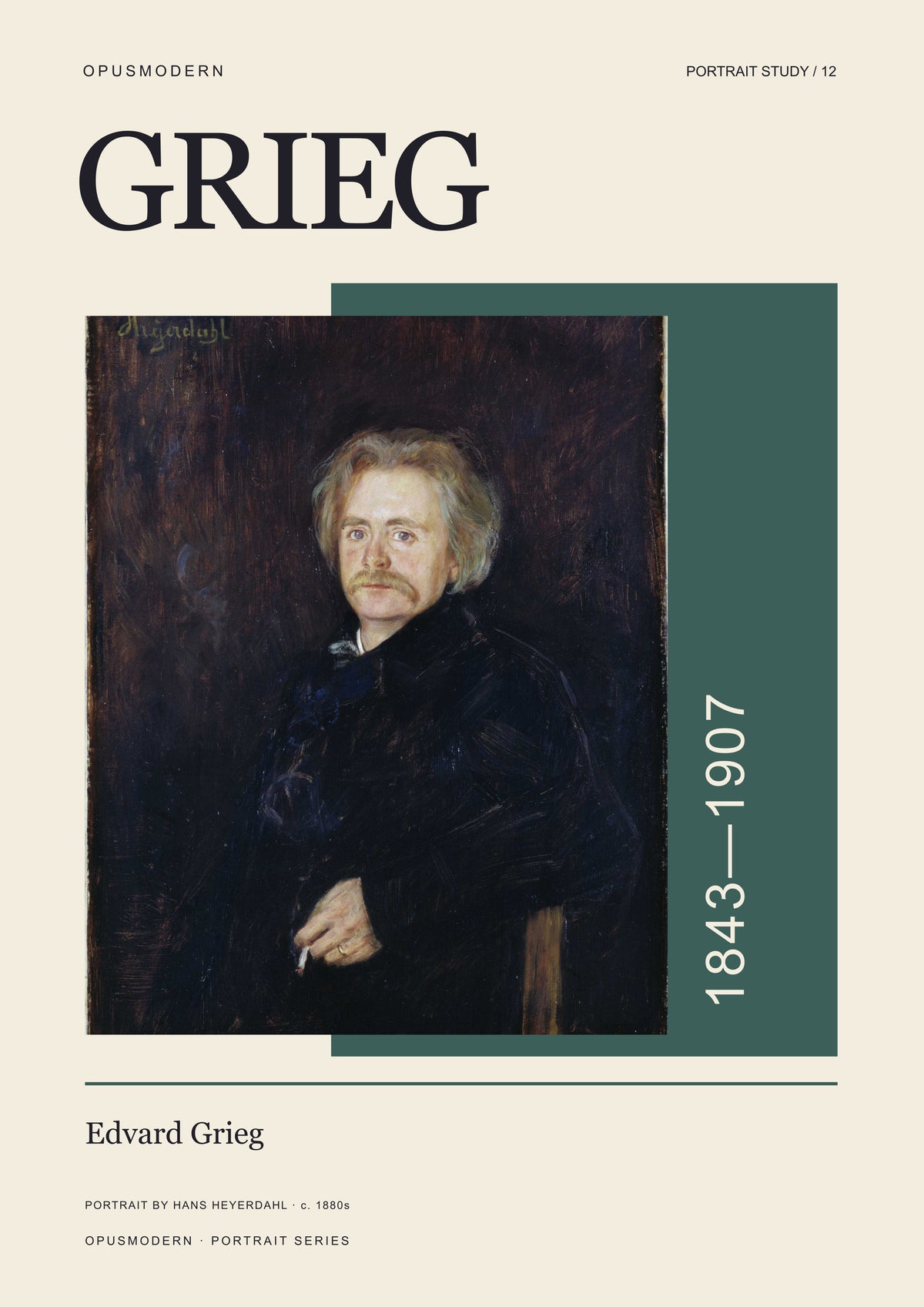 Edvard Grieg — A4 — Edge-to-edge. Full production composition.