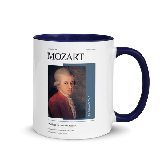 Croce Portrait — Mozart Mug — full-resolution OPUSMODERN artwork — handle right