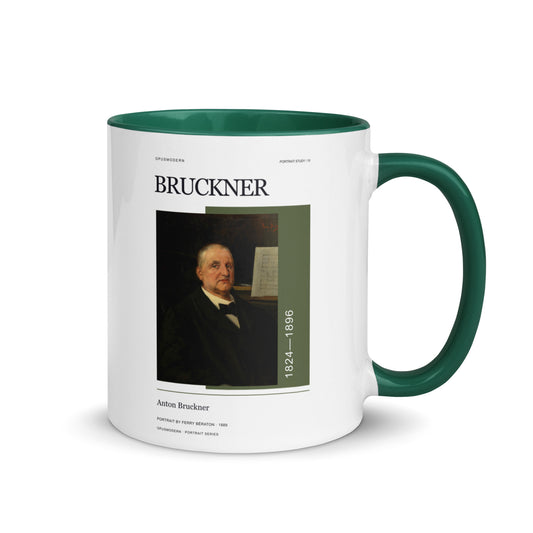 10 Anton Bruckner Portrait — OPUSMODERN Mug — full-resolution OPUSMODERN artwork — handle right