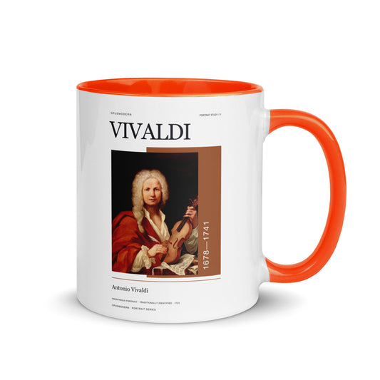 11 Antonio Vivaldi Portrait — OPUSMODERN Mug — full-resolution OPUSMODERN artwork — handle right