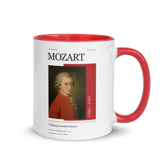Krafft Portrait — Mozart Mug — full-resolution OPUSMODERN artwork — handle right